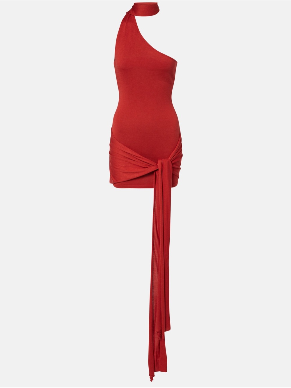 Aya Muse
Draped silk-blend jersey minidress